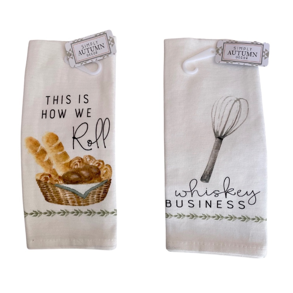 Simply Autumn - Kitchen Hand Towels (a set)